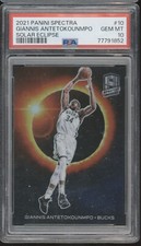 2021 Spectra Prizm Solar Eclipse #10 Giannis Antetokounmpo Gem Mint PSA 10