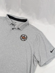 Nike Dri-Fit Heathered Gray Oklahoma State Cowboys Wrestling Club Polo Shirt XXL - Picture 1 of 7