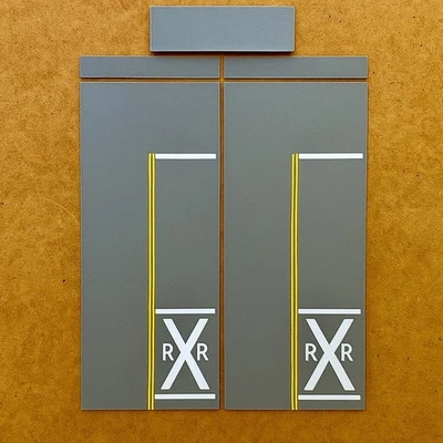 Hot Hobby RoadScapes HO Railroad Crossing RXR Kit – Double Track Crossing - Image 1 of 4