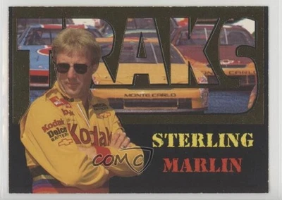 1996 Traks Review & Preview Triple-Chase Gold /3600 Sterling Marlin #TC1 - Image 1 of 2