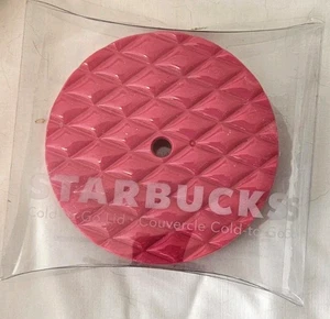 Starbucks Teal Cold To Go Deckel Hot Pink Diamond NEU Schraubdeckel 4"  - Bild 1 von 2