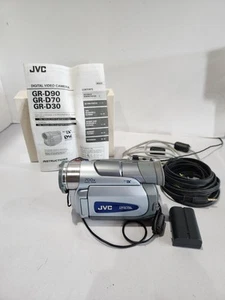 JVC 700x Digital Zoom Video Camera MiniDV GR D90U ***TURNS ON NOT FULLY TESTED - Picture 1 of 12