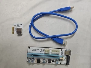 Lot of 6 PCE164P-N06 VER008S USB 3.0 PCI-E Express 1X to 16X Extender Open Box - Afbeelding 1 van 11