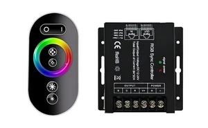 Controlador atenuador LED remoto táctil inalámbrico RGB RF DC12V-24V 8A - Imagen 1 de 6