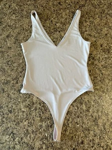 Open Edit Damen ärmellos cremeweiß Body Tanga Größe Small - Bild 1 von 13