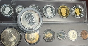 Canada Lot (2) Sets - 999 Scarce 2013 Proof Set+toned 1967 & *999 25th An Maple* - Picture 1 of 24