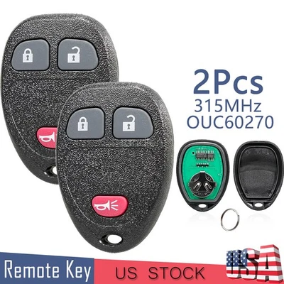2 para 2007 2008 2009 2010 2011 2012 2013 GMC Sierra 1500 2500 mando a distancia llave 3B Foto 1 de 4