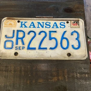 1984 Kansas License Plate JO R 22563 NT Collector Man Cave Garage - Picture 1 of 4
