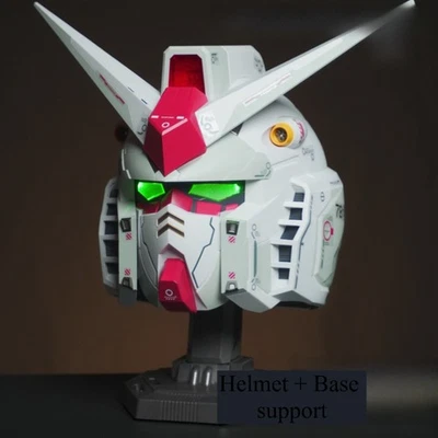 Gundam Helmet Cosplay Headgear Light - Up With Sound Effects Collectible Gift - Image 1 of 4