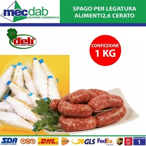 Spago Spoletta Per Alimenti Bianco Per Salsicce e Carni TIT 2,6 Cerato Conf. 1KG - Foto 1 di 1