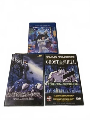 Ghost in the Shell DVD Set - Animated Thriller Collection & Bluray Movie  - Image 1 of 4