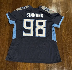 Nike Tennessee Titans Jeffery Simmons #98 Women’s NFL On Field Jersey L NWOT - Picture 1 of 5