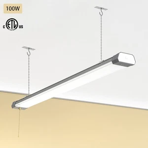 2Pcs 100W LED Shop Light For Garage Basement Warehouse Airport Light Linkable - Picture 1 of 10