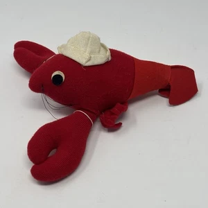 Juguete de aserrín de colección Dream Pets peluche langosta cangrejo de río Dakin & Co años 70 kitsch - Imagen 1 de 10