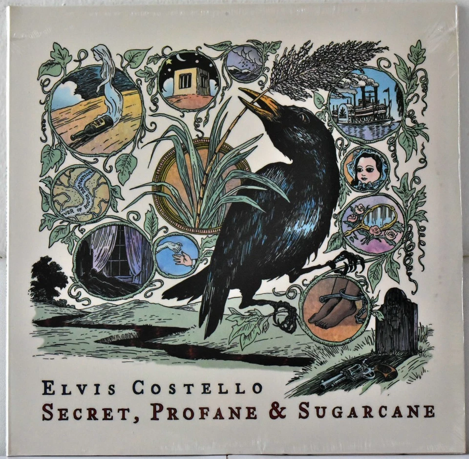 HEAR MUSIC HRM31473-01 USA 2009 Elvis COSTELLO Secret,Profane & Sugarcane 2LP SS Foto 1 de 2