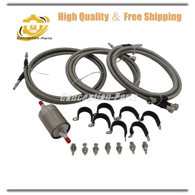Fuel Line Gas For Fit 1999-2003 Chevy Chevrolet Silverado 1500 Truck GMC Sierra Foto 1 de 4