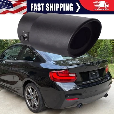 For 2016 BMW M235i Coupe Car Rear Exhaust Pipe Tail Muffler Tip Black Tone Foto 1 de 4