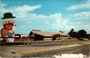 Jackson Mississippi Green Derby Restaurant Highway 80 W chrome Postcard d795 - Picture 1 of 2