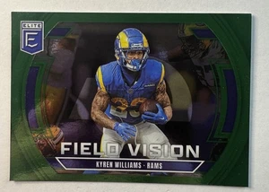 2025 Panini Kyren Williams Green Field Vision No. 2 Los Angeles Rams - NFL - Picture 1 of 3
