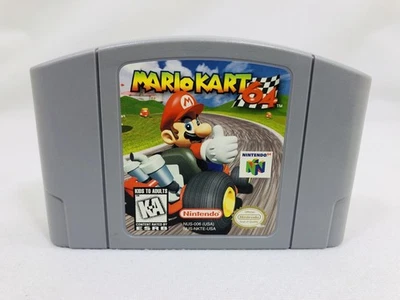 Mario Kart 64 (Nintendo 64 N64) Autentico Pulito Testato Funzionante - Immagine 1 di 4