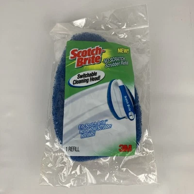 Scotch Brite Non-Scratch Shower Scrubber Refill Blue Discontinued New - Изображение 1 из 2