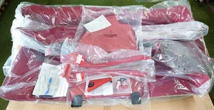 Genuine OEM USDM LHD Acura NSX Pure Red Floor Carpet Full Set Stock Mat - Picture 1 of 7