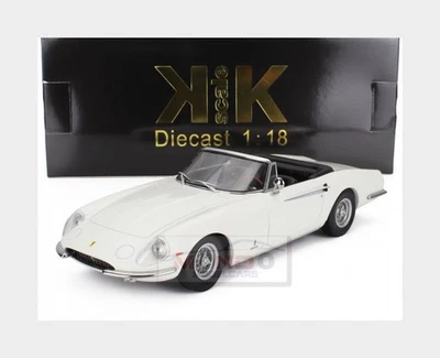 1:18 KK SCALE Ferrari 365 California Spyder White 1966 KKDC180054 Model - Image 1 of 2
