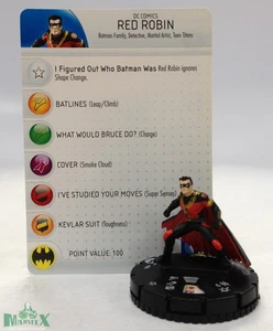 Heroclix Batman Set Red Robin #004 Fast Forces Figura con tarjeta! - Imagen 1 de 1