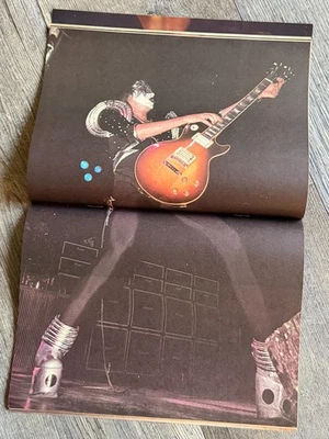 KISS Poster Centerfold Ace Frehley Vintage Aucoin HIT PARADER Magazine Oct 1977 - Image 1 of 4