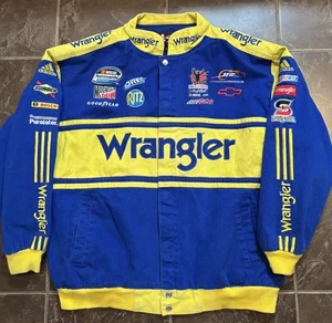 Vintage Wrangler Nascar Dale Earnhardt Jr Chase Authentic Racing Jacket Men XL - Picture 1 of 3