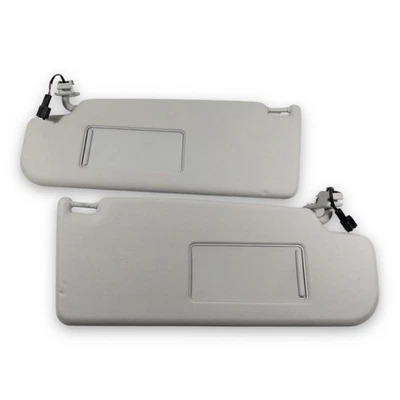 2012-2020 Volkswagen Passat Driver & Passenger Side Sun Visor Pair Set Gray - Image 1 of 4