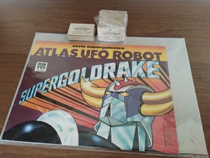 Album ATLAS UFO ROBOT SuperGoldrake vuoto + SET COMPLETO 300 figurine EDIERRE - Foto 1 di 19