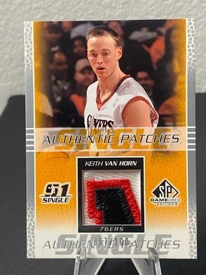2003-04 SP Game Used - Authentic Fabrics Keith Van Horn #KV-J /100 (MEM) - Image 1 of 2
