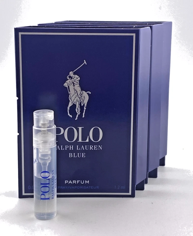 Polo Ralph Lauren BLUE Parfum Mini Sample Set of 3 Spritz 1.2ml / 0.04oz ea - Image 1 of 4
