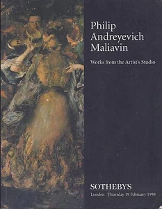 SOTHEBY’S LONDON RUSSIAN ART MALIAVIN STUDIO WORKS COLLECTION Auction Catalog 98 - Bild 1 von 1