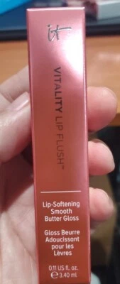 It Cosmetics Vitality Lip Flush Stain Lip-Softening Butter Gloss *PRETTY IN PINK - Image 1 of 4