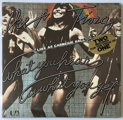 IKE & TINA TURNER~What You Hear Is What You Get *SEALED* Orig 1971 LIVE 2 LP NEW - Image 1 of 4