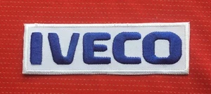 IVECO ITALIAN TRUCKS VAN TRUCKER TRUCK DRIVER HGV LORRY BADGE IRON SEW ON PATCH - Picture 1 of 1