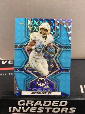 2022 Mosaic Football AUSTIN EKELER Los Angeles Chargers PRIZM $1 Shipping! - Image 1 of 2