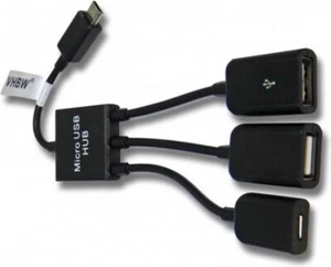 VHBW USB Micro OTG adapter Ladekabel für Smartphones und Tablets - Bild 1 von 1