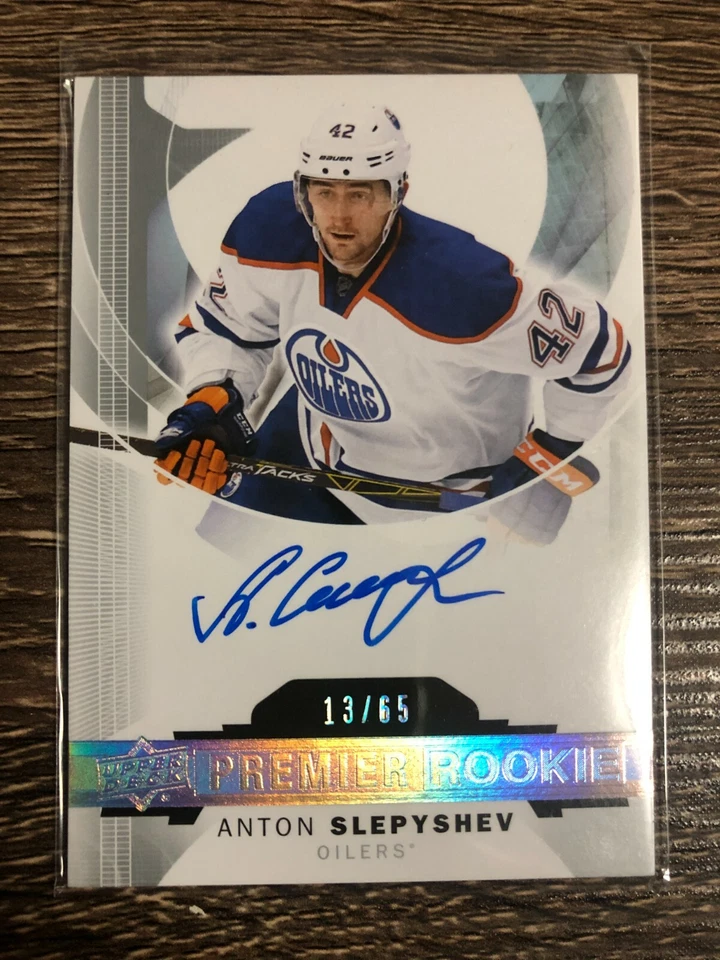 ANTON SLEPYSHEV 2015-16 Premier Silver Rookie Autograph #13/65 - Image 1 of 1