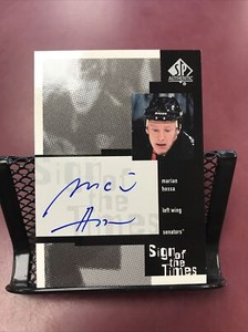 1999-00 Upper Deck SP Authentic Sign of the Times Marian Hossa Senators