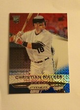 2015 Panini Prizm Red White & Blue Mojo Prizms SP Christian Walker RC Orioles