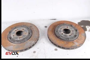MITSUBISHI EVO X 10 MR GSR FRONT BRAKE ROTORS DISCS - Picture 1 of 4
