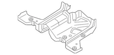 Protector de tanque de combustible genuino Ford Edge Lincoln MKX Nautilus 2015-2023 K2GZ-9B007-B Foto 1 de 2