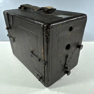 Murer's Express Newness Model A Falling Plate Box Camera - Rare Working Complete - Bild 1 von 24