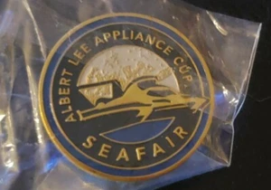 Albert Lee Cup Seafair Pin Hydroplane Boat Race Seattle Washington Enamel - Picture 1 of 2