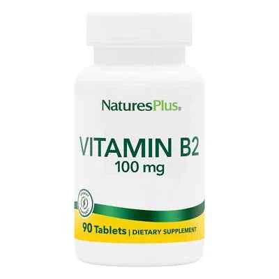 Vitamina B2 NaturesPlus 100 mg 90 unidades Foto 1 de 3