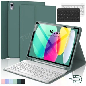 Keyboard Smart Case Cover For iPad 7th 8th 9th 10th 11th Gen Air 3 4 5 6 Pro 11 - Picture 1 of 60