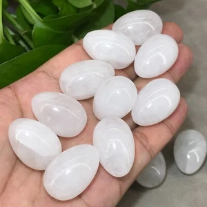 10pcs natural clear quartz quartz egg quartz crystal skull reiki healing gem - Picture 1 of 12